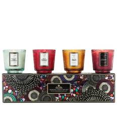 Giftset Voluspa 4 Petite Pedestal Candle Japonica 2024