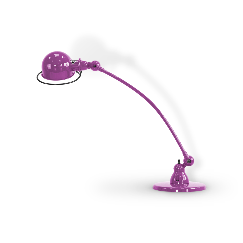 Loft C6000I bordlampe fra Jieldé - Violet fuschia / Blank