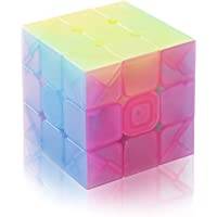 ROXENDA 3x3 Magisk Kub, Färgrik 3x3 Speed Cube Hastighetskub (Lutning)