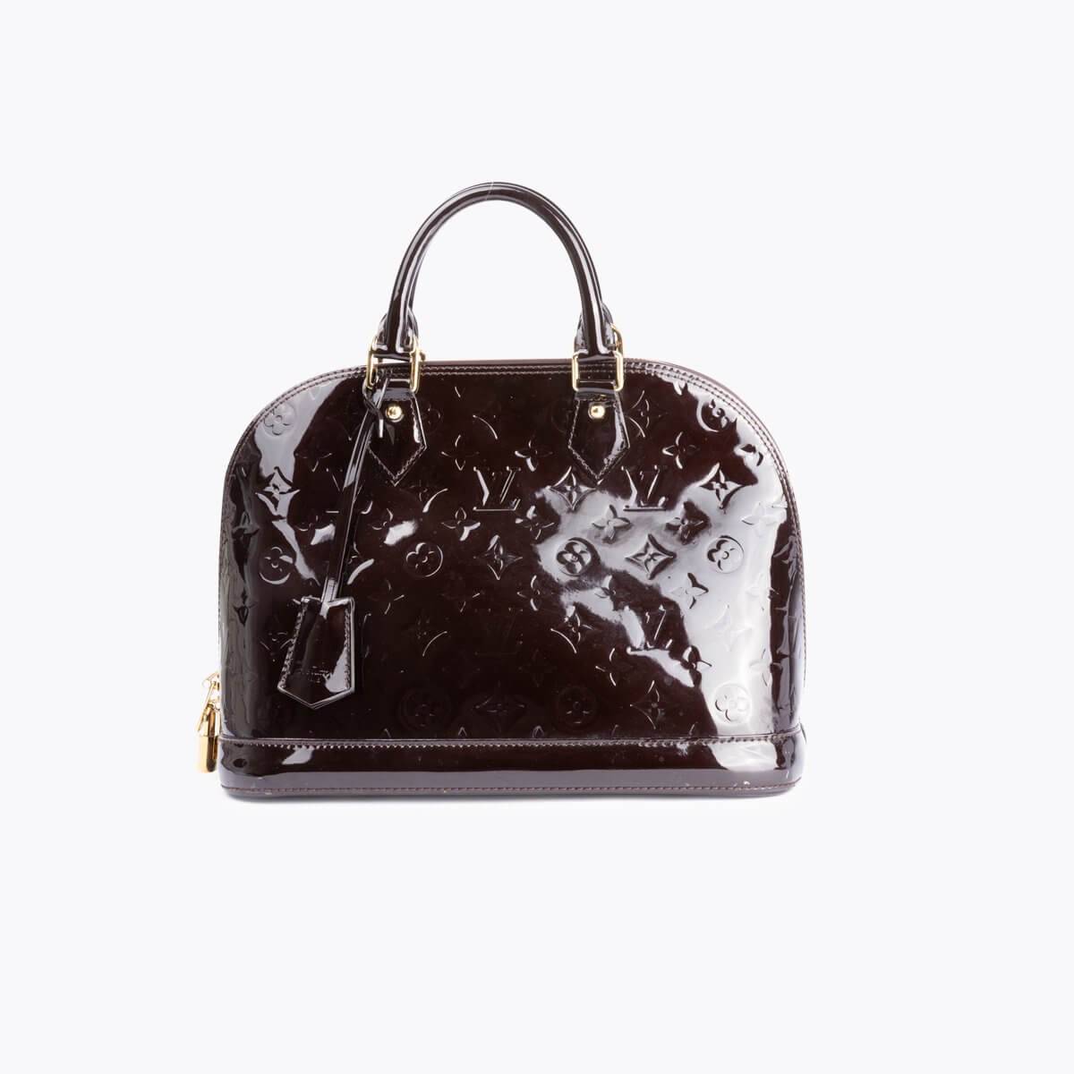 LOUIS VUITTON Vernis Alma PM Handbag - Purple - One Size