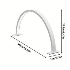 TEMU 1pc Modern Arc Led Desk Lamp With Usb Port - No Battery, Key Switch, Ideal For , Nail Care, And Tattoo Decor, Indoor Use, ≤36v, Nail |sleek |usb Powered Lamp