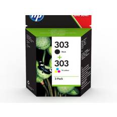 HP 303 2-pack Black/Tri-color Original Ink Cartridges blækpatron 2 stk Standard udbytte Sort, Blå, Magenta, Gul