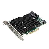 LSI SAS 9300-16I 16 Port Controller HBA-kort med PCIe-kortplats, 12Gb/s SAS, för för Linux, för SUSE, för Red Hat, för VMware, för FreeBSD