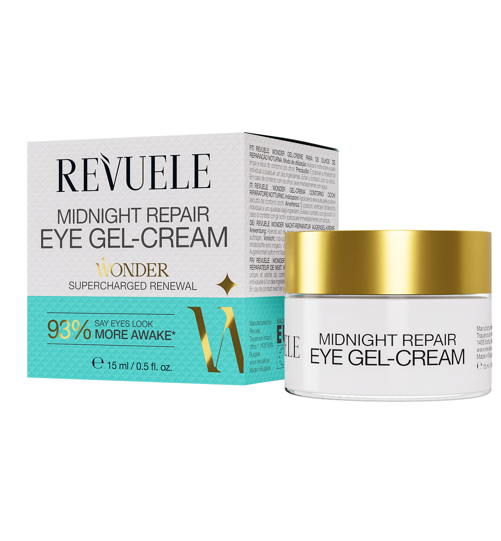 Revuele Wonder Midnight Repair Eye Gel-Cream 15 ml