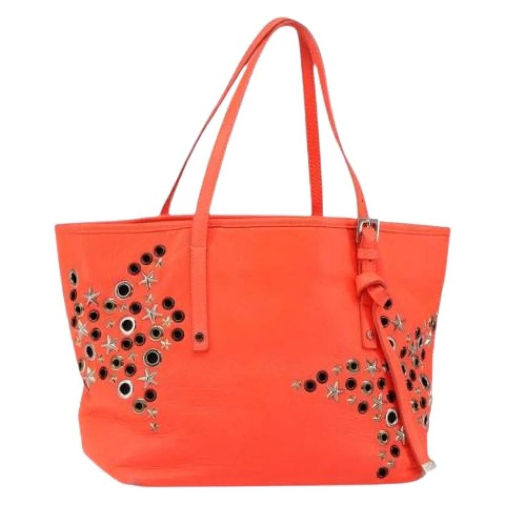 Jimmy Choo Pre-owned Pre-owned Tote Bag - Vintage - Dame - Orange - ONE SIZE - Uld