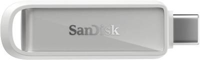 128 GB Sandisk USB Phone Drive med USB-C - Arctic White