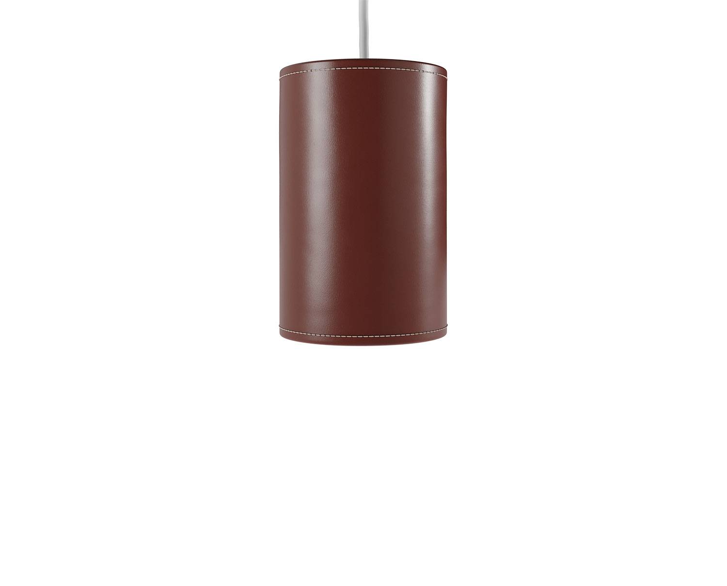 Cylinder Pendel Läder | 20 cm | Oak (20 cm)