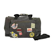 VON DUTCH, Taske, Herre, Grå, ONE SIZE, Bomuld, Canvas Bomuld Sort Weekendtaske