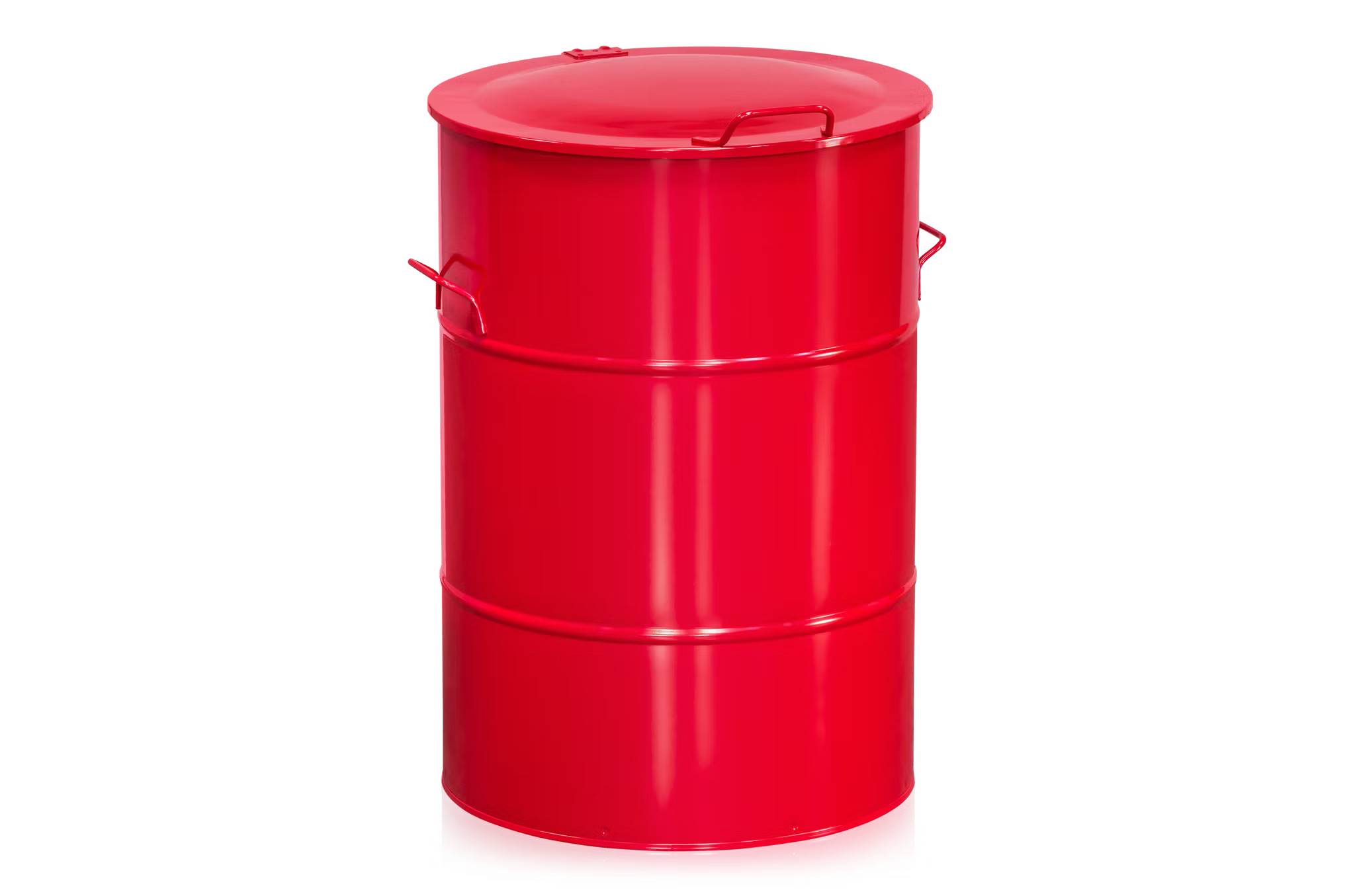 Avfallsbehållare 160 liter röd, 2-475-5