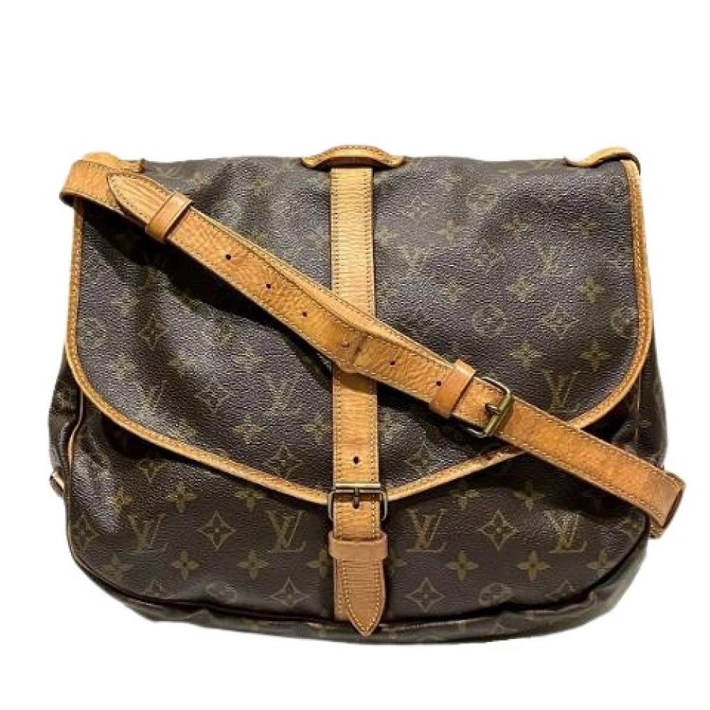 Louis Vuitton Vintage Pre-owned canvas tasker - Vintage - Dame - Brun - ONE SIZE -