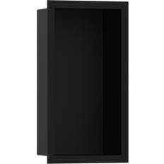 hansgrohe XtraStoris Individual vægniche mat sort med designramme 300/150/100, mat sort