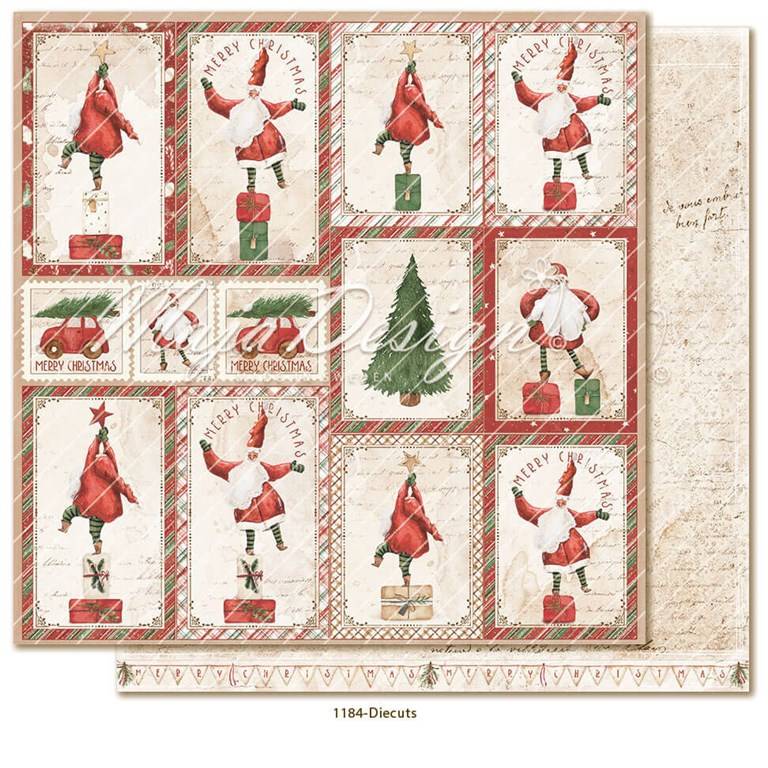 Klippark - Maja Design - Happy Christmas - 30x30cm