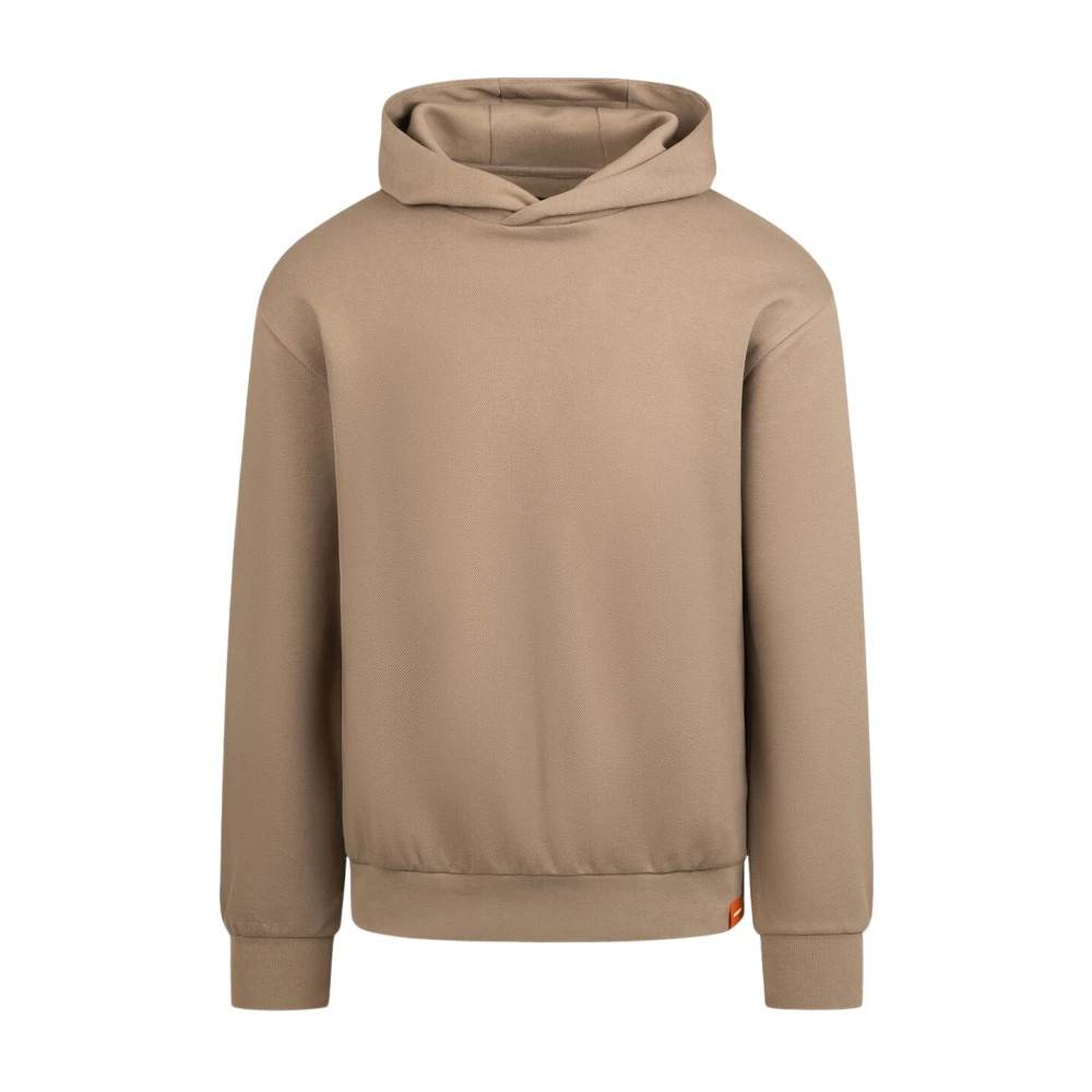 Cruyff, Sweatshirts , Herre, Brun, S, Bomuld, Brun Hættetrøje Træningssæt Mænd Forår/Sommer