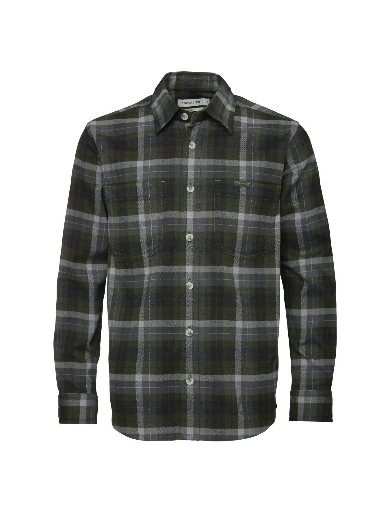 Chevalier Cub Coolmax Shirt Junior Fern Green Checked 130 (130)