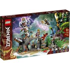 LEGO Ninjago Guardian Camp with Ninja (Cole, Jay, Kai) Minifigures Boys Toys for ages 8 and up 71747