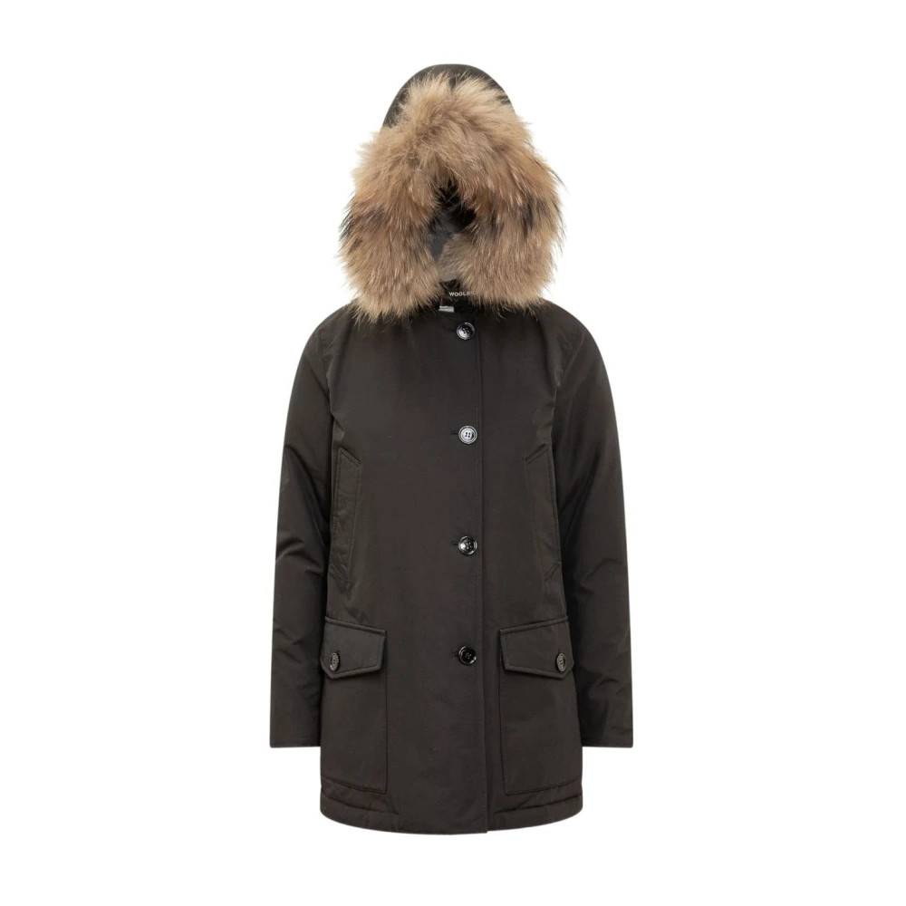 Woolrich Arctic Parka med aftagelig pels - Jakker - Dame - Sort - XS - Bomuld
