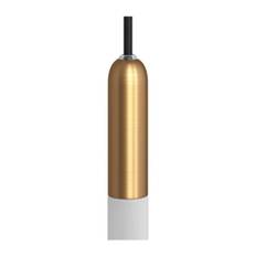 P-Light, kit lamphållare E14 med dold dragavlastare satin brons