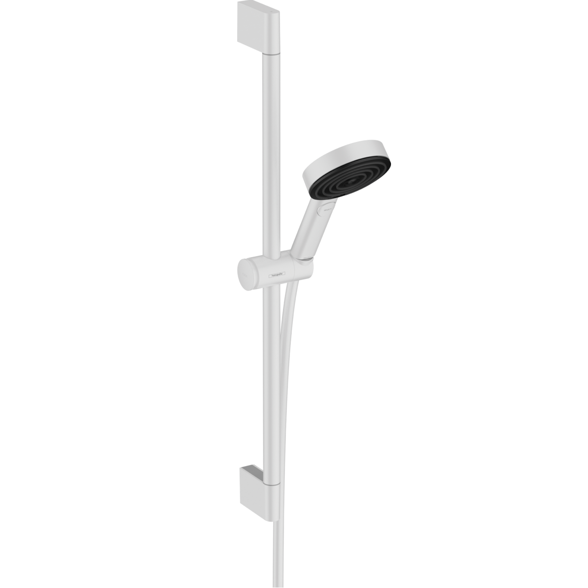 Hansgrohe Pulsify Select S Brusersæt 105 3jet Relaxation med bruserstang 65 cm, mat hvid