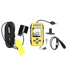 Fish Finder & Depth Finder, Fishout Contour Readout Fishfinder Djupavläsning 3ft (1m) till 328ft (100m) Fishing Finder Kajak, ekolodsgivare och LCD-display för båtfiske, havsfiske