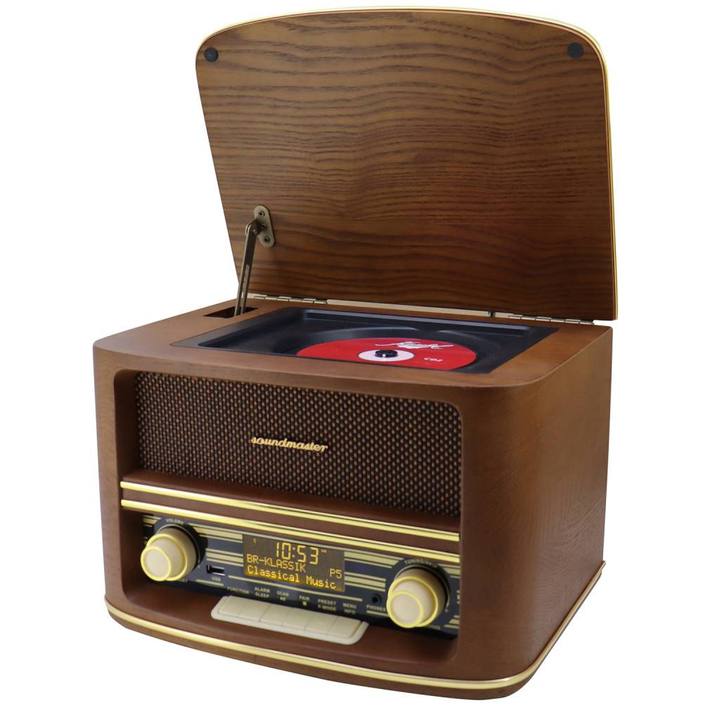 Soundmaster NR961 - Retro stereo CD-Radio-Bluetooth