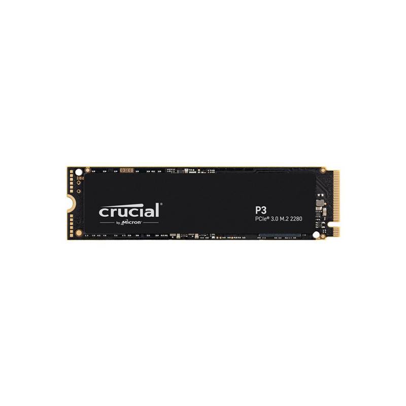 Crucial P3, SSD 500GB, PCI Express 3.0 x4 (NVMe), M.2 2280