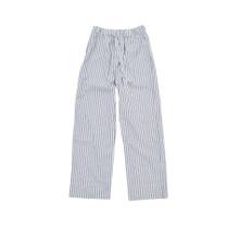 Tekla - Poplin Sleepwear Skagen Stripes, Pants L - Pyjamas - Mønstret