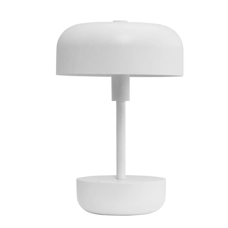 Haipot LED Genopladelig Bordlampe - Hvid