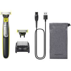 Philips OneBlade 360 Skæg- og Hårtrimmer QP2734 - 1-5mm - Sort/Grøn
