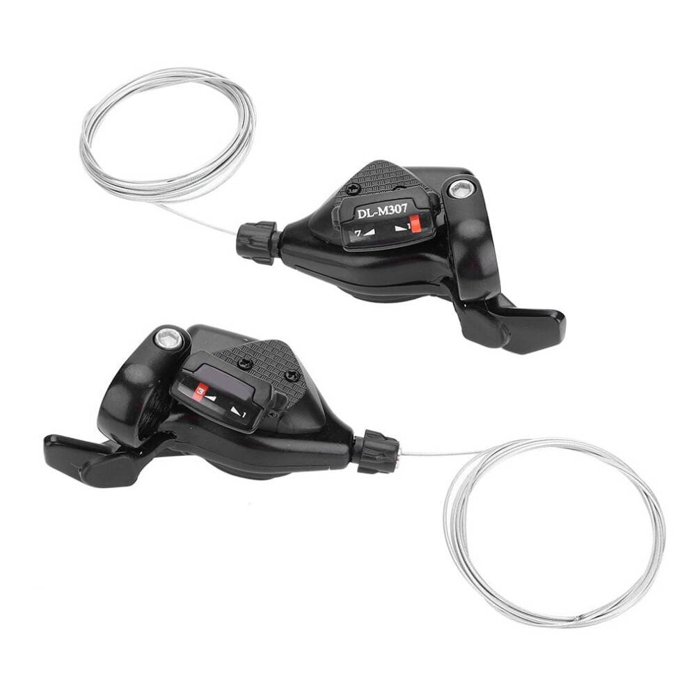 Eatbuy1Pair Triple Speed cykelgearskifter, 3x7/8/9 cykel venstre/højre trigger, gearskifter til mountainbike BMX cykler (3x8 speed)