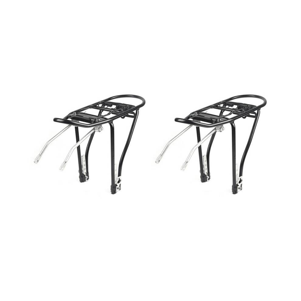 2pcs 20 Inch Folding Bike Rear Racks Aluminum Alloy Rear Shelf for Folding Bicycle Rear Shelf Parts