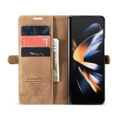 CaseMe FlipCase Samsung Galaxy Z Fold 5 - Brun