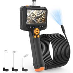 Endoskop / inspektionskamera med 4,3'' skærm - Med 5 Meter ledning & 8 LED - 1080P HD