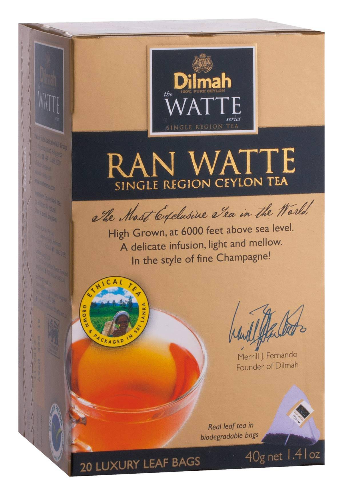 Dilmah Lang Watte (Tea Bags) 40g