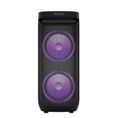 Xceed Sound 10" Bluetooth Højtaler m. Trådløs Mikrofon & Lysshow - Sort