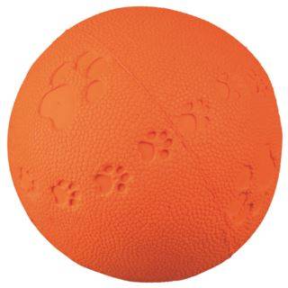 Trixie Leksak Gummiboll 7,5 cm Pipljud 1 st - Olika färger