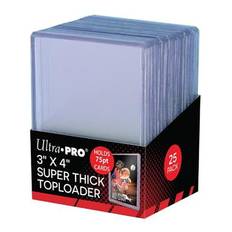 Ultra Pro Thick Toploader 3"x4" 75PT (25 Stks)