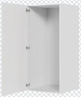 Semihøjskab - SH060-500 - 168 Firenze - Laminat m/ massiv trækant, grebsfri.