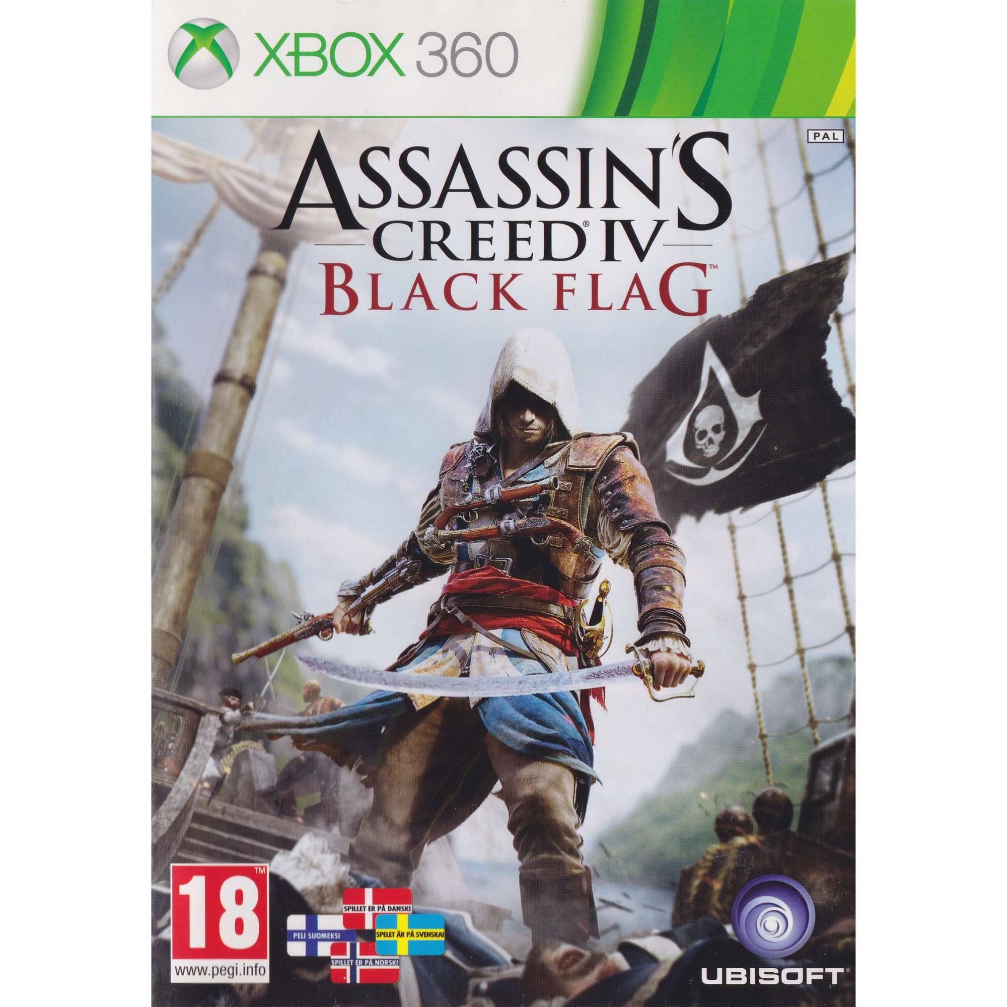 Assassins Creed IV Black Flag Xbox 360 Nordic (Begagnad)