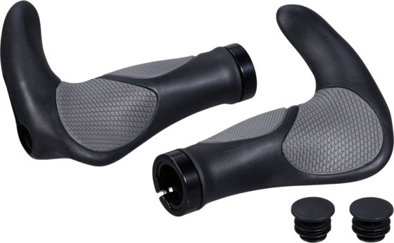 B2x 1 Pair Of Ergonomic Bicycle Handles Cykeltillbehör Black - One Size
