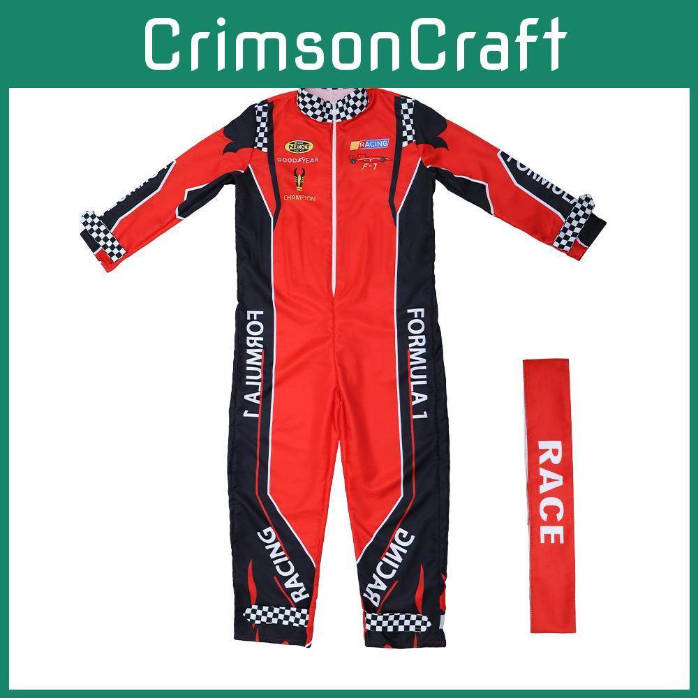 Racerförare Cosplay Barn Karaktärskostymer Åka Motorcykel Åkare Outfit cm