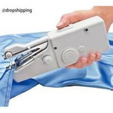 Bärbar symaskin manuell hand symaskin mini handhållen symaskin snabbreparation kläder trasa hem reparationsverktyg - Trädare