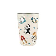 mofusand 2WAY Vacuum Double Tumbler M Creature Office Work Desk Cup Function Holder Cup Cute Cat [Sea Nyan] Heat/Cold 53-2036