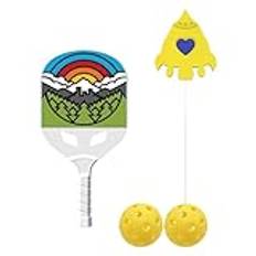 Tennis Trainer, Portable Tennis Trainer, Self-Return Tennis Ball, Solo Tennis Trainer, Tennis Training Equipment, Tennis Practice Rebounder, Home Tennis Trainer, Outdoor Tennis Trainer,