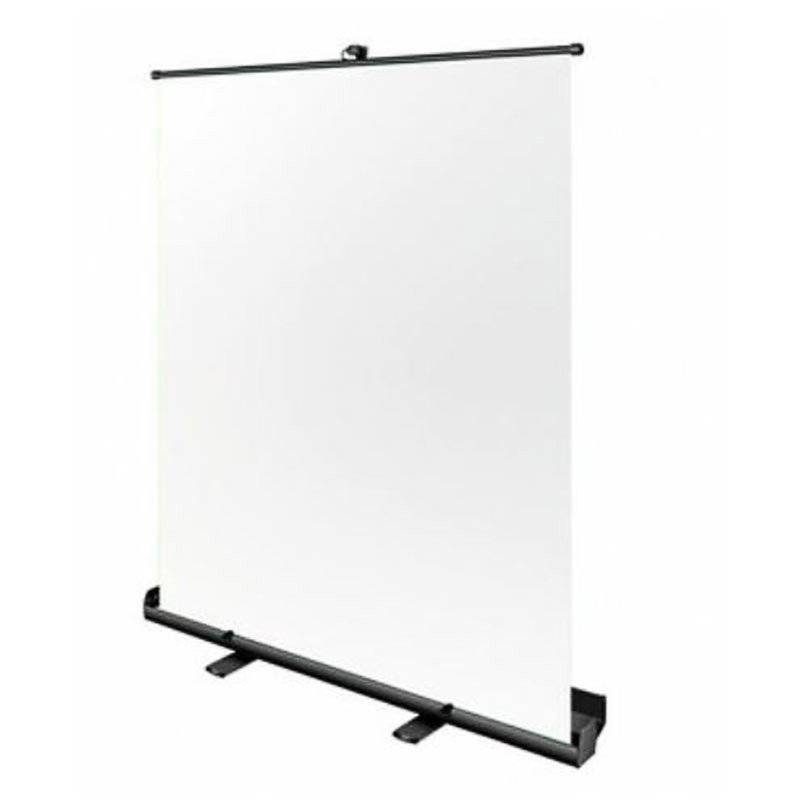 Vit bakgrundsduk rollup 2.5 x 2 meter