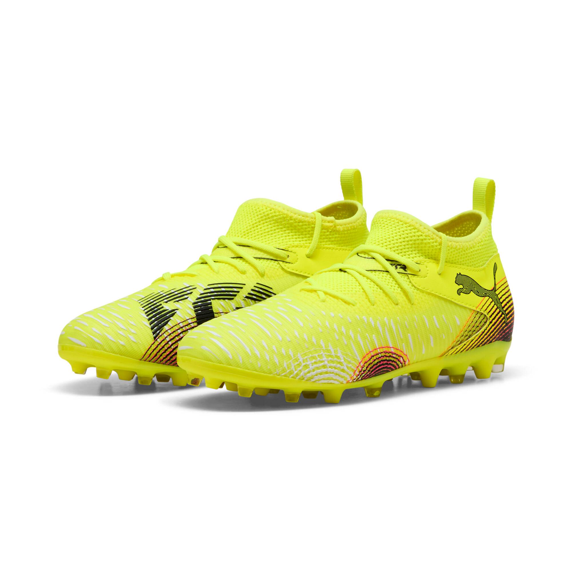 PUMA FUTURE 8 MATCH MG Football Boots Youth, Shop, Yellow Alert/Black/Sun Struck, 35