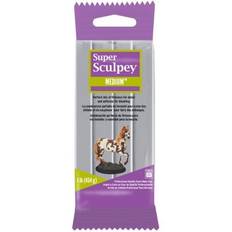 Sculpey Ler Super Medium Blend 450g - Grå