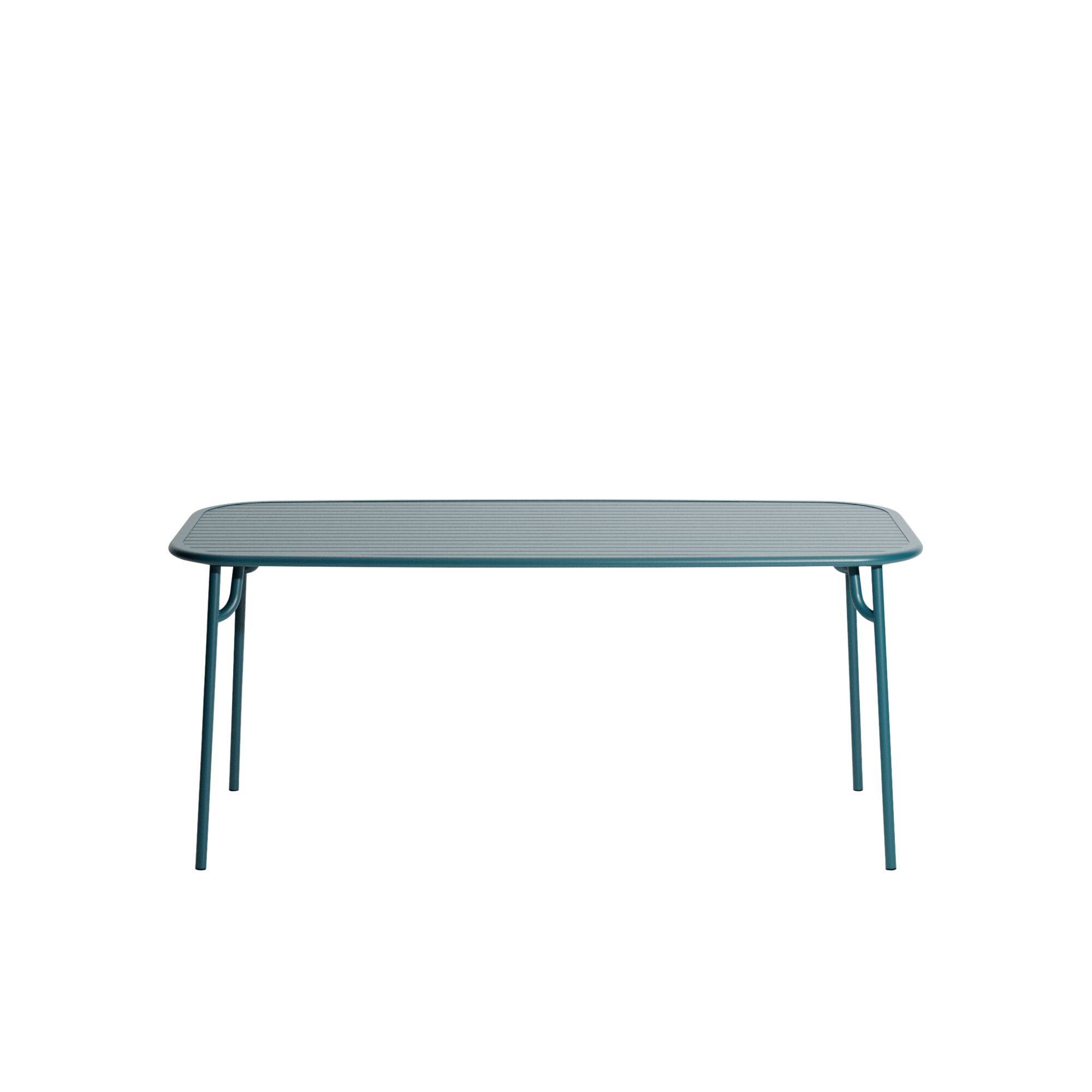 WEEK-END Rektangulært Bord 85x180 Ocean Blue.