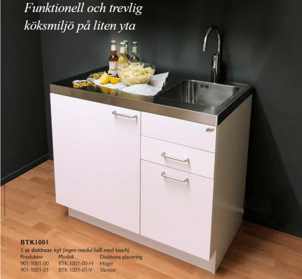 Trinettekök-Minikök BTK1001(ETN1050) (Välj trinettekök-minikök BTK1001(ETN1050): Trinettekök-minikök BTK1001(ETN1050)- diskho vänster)