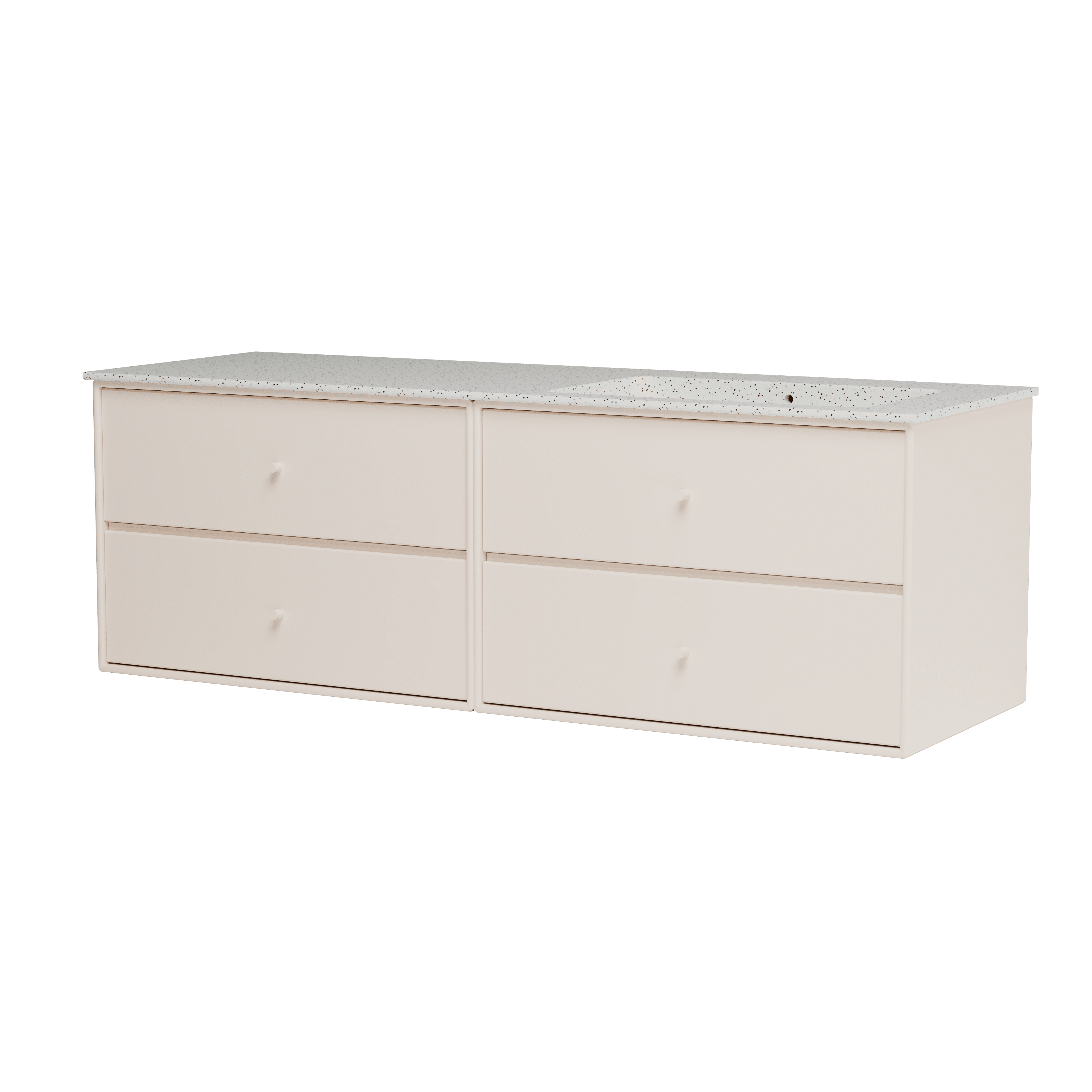 Montana Basin SU2402 – badmodul med vask, 141 cm Oat - Jacobsen Plus