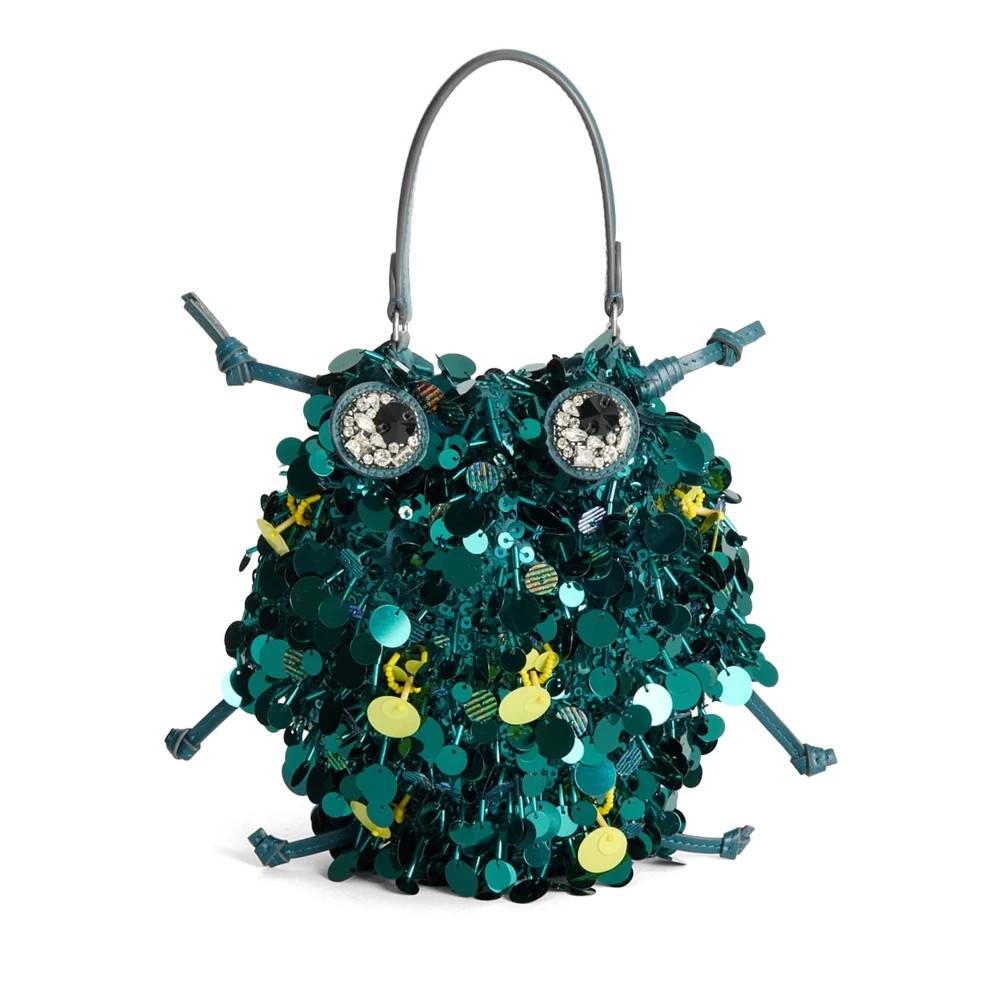 Anya Hindmarch - Beetle Sequin Crossbody Väskor - Dam - ONE Size - Läder